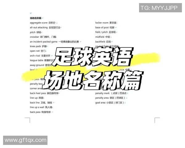 踢足球的英文表达及相关词汇解析让你轻松掌握足球术语